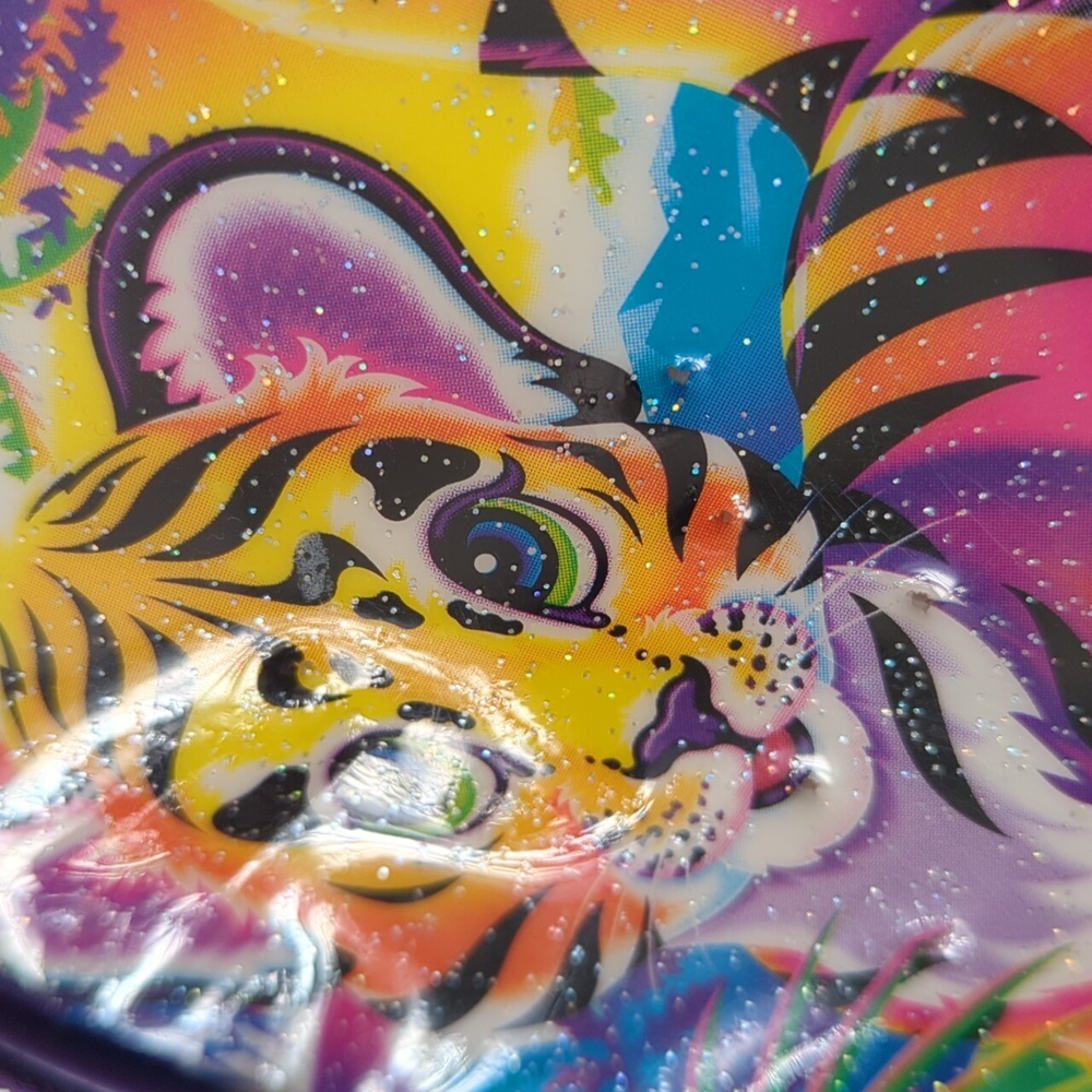 Vtg Y2K Lisa Frank Vintage Crossbody/Lunchbox - Picture 3 of 8